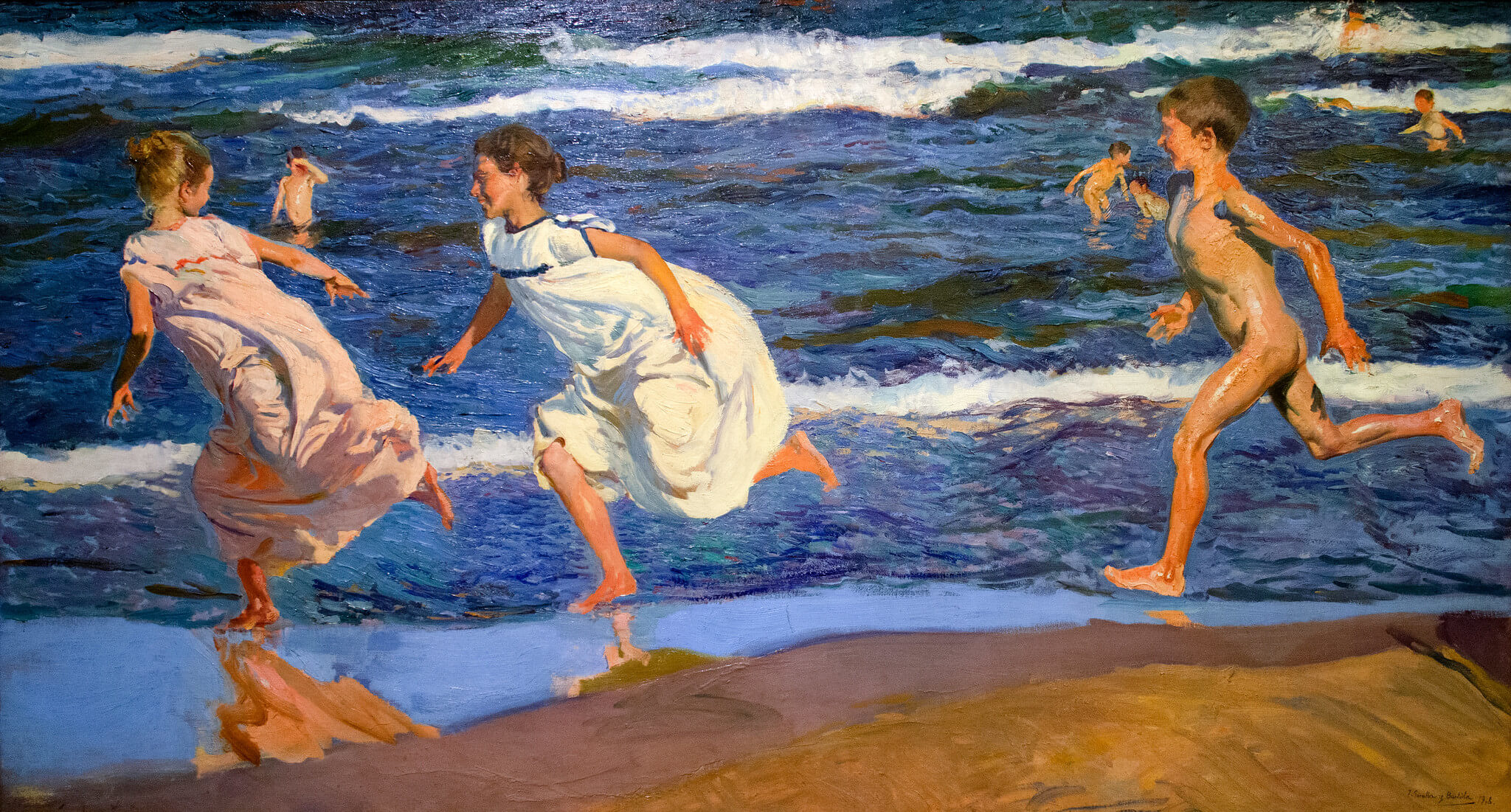 Joaquin Sorolla, Corriendo por la playa